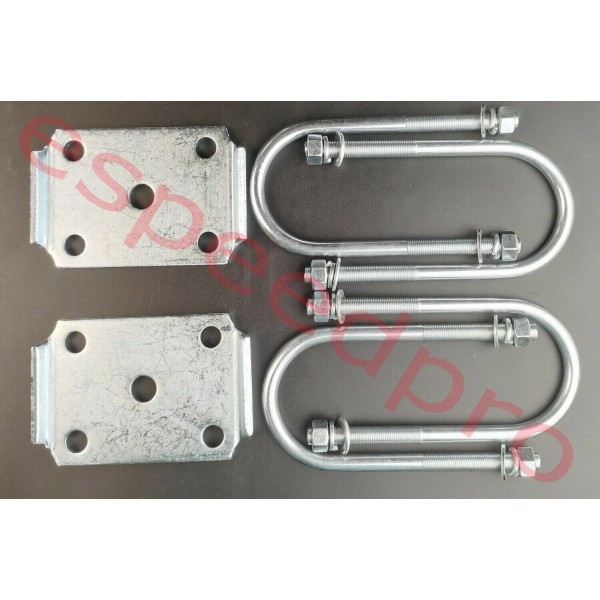 espeedpro21 U-Bolt Kit for 5,200-7000 lbs. 3" Round Trailer Axle