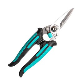 Pro'sKit Multi-Purpose Scissors, Universal Sharp Professional Scissors with Fine Serrated Blade