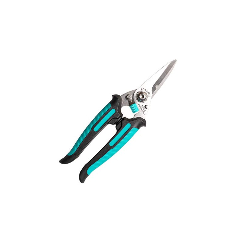 Pro'sKit Multi-Purpose Scissors, Universal Sharp Professional Scissors with Fine Serrated