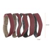 sourcing map 5pcs 4 x 36" Sanding Belts 1pcs Each