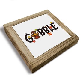 Gobble Sign, Turkey Signs, Rustic Wooden Plaques Sign, Thanksgiving Home Decor, Farmhouse Pallet Fall Decor, Thanksgiving Party Decoration, Decorative Wooden Tabletop Signs Autumn 16