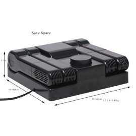 AIWOTOWOW Portable Electric Shoe Glove Boot Dryer Warmer with Folding and Drying Rack