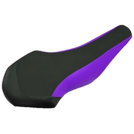 Hidden Comfort Camo HCC Racing ATV seat Cover Compatible with Suzuki Z 400 FITS 2012 & UP Years ATV SEAT Cover Purple & Black Gripper