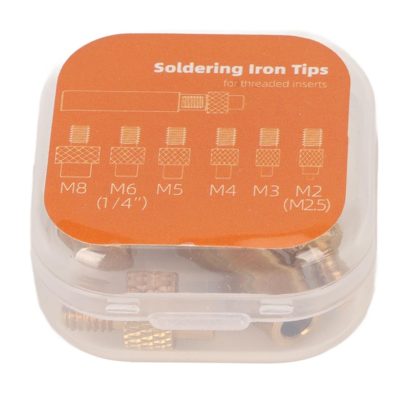 Solder Tips, Durable M2 M2.5 M3 M4 M5 M6 1/4