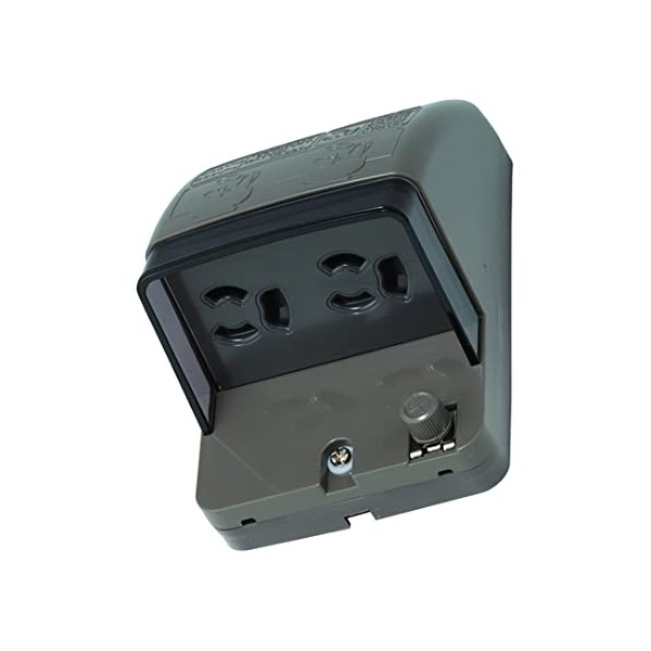 Jimbo Electric JW-B-9G9GE Rainproof Inlet Outlet Brown
