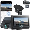 iZeeker Dash Cam Front and Rear 4K+1080P, WiFi GPS Car