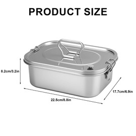 Bento Box – 1800ml Leakproof 3-Compartment Lunch Box with Airtight Valve & Convenient Handle – Ideal for Travel, Work, School & Office Meals – Durable & Eco-Friendly Food Container