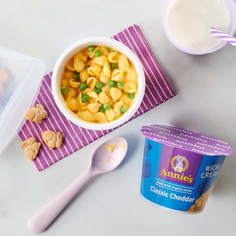Annie's Microwavable Macaroni and Cheese Cups, Deluxe Rich and Creamy,