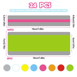 GTILE Whisper Reading Phones Guided Reading Strips Dyslexia Reading Tools Reading Trackers for Kids Speech Therapy Tools Help Children and Teachers Address Dyslexia