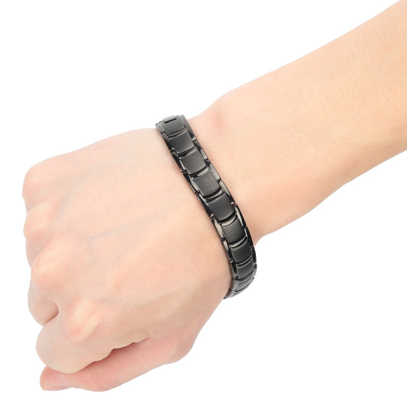 Stainless Steel Bracelet Magnetic Therapy Hand Chain Health Care Jewelry