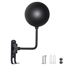 KeiSquare Helmet Hanger Helmet Holder Wall Mounted Helmet Rack for Motorcycles with Hooks 180 Degree Rotation Hat Set of 2 (1)