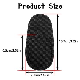 6Pcs Eye Patches Comfortable Left or Right Single Eye Patches Professional Medical One Eye Cover Reusable Black Soft Single Eye Patches for Eyeglass Treat Lazy Amblyopia Strabismus Adults Girls Boys