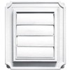 Builders Edge 140137079001 Scallop Exhaust Ventilator, 4 in, Arctic, 001,