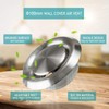 HG Power Adjustable Air Vent 100mm Ventilation Grille Cover Stainless