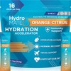 HydroMATE Electrolytes Powder Packets: Low Sugar Hydration Accelerator for Fast Party Recovery with Vitamin C - Orange Flavor
