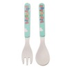 5 pcs set Eco friendly Bamboo Fiber Cartoon Children Tableware