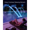 2025 Upgrade Higher Pool Fountain with Lights for Above Ground/Inground