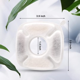 24/32Pcs Pet Fountain Filters Replacement Compatible with Veken 95Oz/2.8L Dog Water Fountain, Cat Water Fountain Filters (12+12)