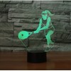 SUPERHONGJIHAO Night Light for Kids 3D Tennis Players Led Lamp