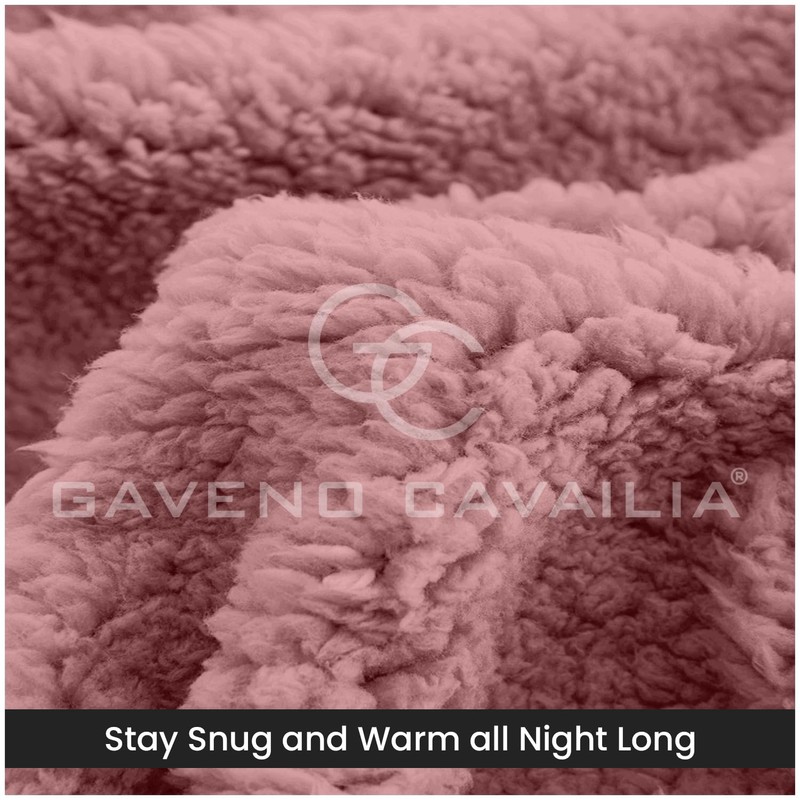 GC GAVENO CAVAILIA Teddy Bear Double Fitted sheet | Fleece