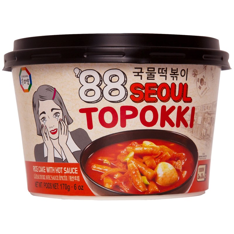Surasang Tteokbokki Stew, Sweet and Spicy, 6 Ounce, Pack of