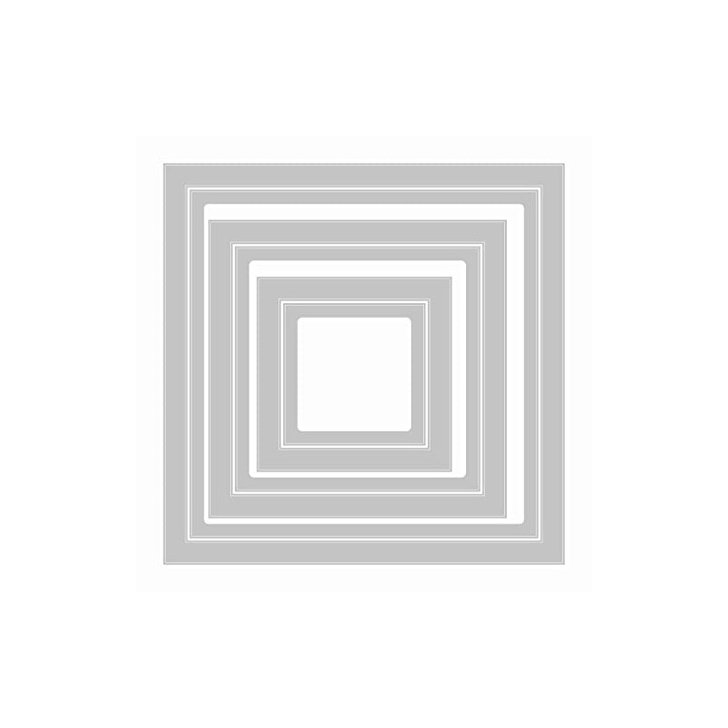 Sizzix Framelits 665662 665662 Die Set, Set of 6, Multi-Colour