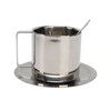 Stainless Steel Coffee Cup Set Double Walled Rustproof Modern Latte