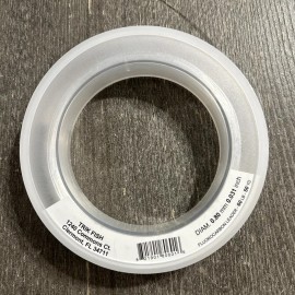 Trik Fish WSO50Y06001 Fluorocarbon Leader Wrist Spool 60 lb 50 Yards Clear