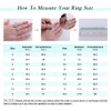 JewelryPalace Classic Genuine Moissanite Wedding Rings for Women, Half Eternity