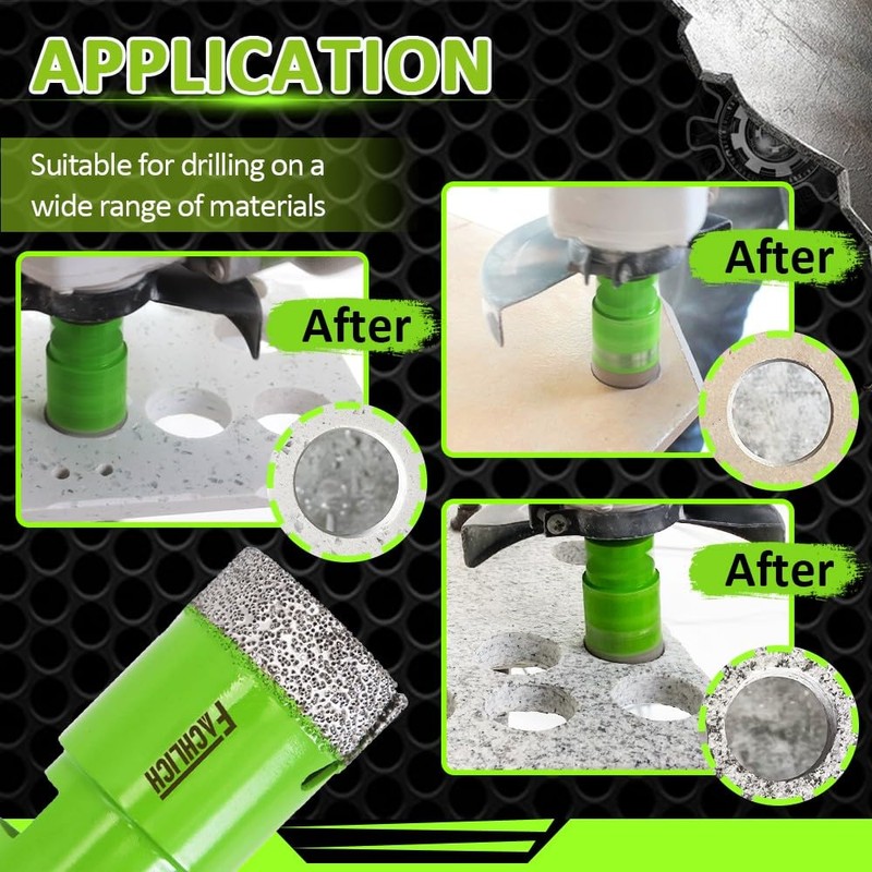 FACHLICH Diamond Core Drill Bit - 5" Tile Hole Saw