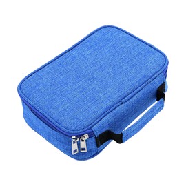 Tolenre Pencil Case 72 Slots Large Capacity Pencil Case Portable Removable Storage Pencils Organiser Stationary Case Coloured Pencils Holder for Girls Boys Adults, blue, Large pencil case