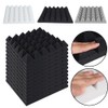 INMOZATA 12 Pack Pyramid Acoustic Foam Panel, 5 X 30