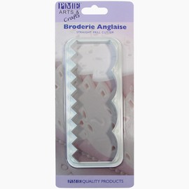 PME FF383 Broderie Anglaise Straight Frill Cutter, White
