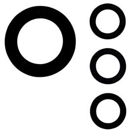 GARDENA Seal rate: seal ring assortment for exchanging old seals, for the tap connector GARDENA Art 18202 and 18402 (1125-20)