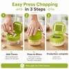 6 Pcs Garlic Press Set, Garlic Chopper and Grater Slicer