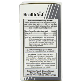 HealthAid Iron Bisglycinate - 30 Vegetarian Tablets