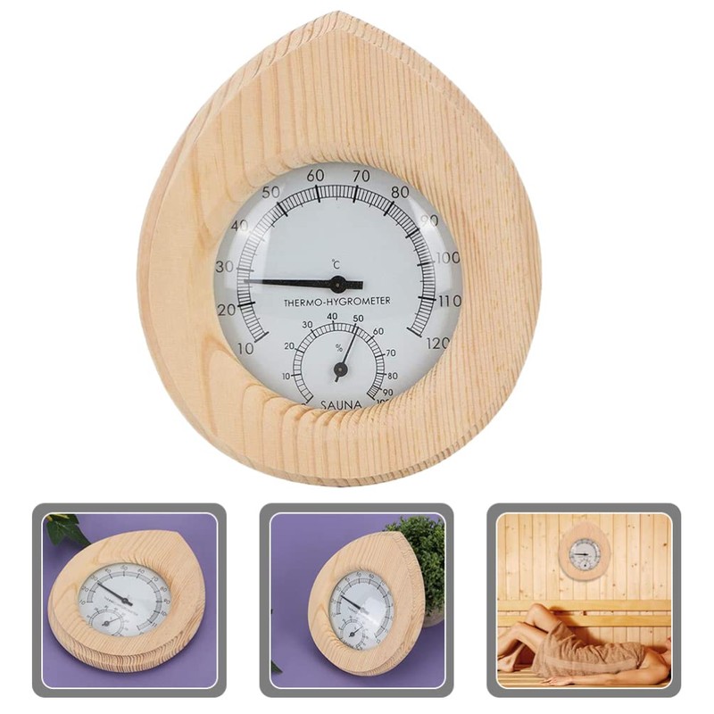 BESPORTBLE Indoor Temperature Gauge Room Temperature Meter Wall Thermometer Thermohygrometer