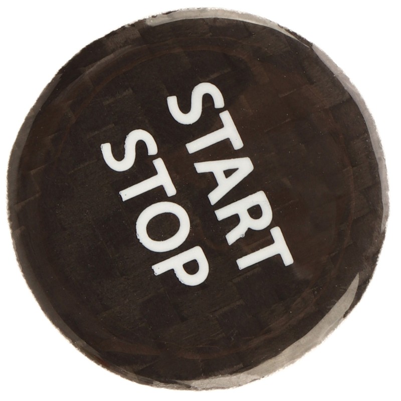 Push Start Button Cover Carbon Fiber Ignition Switch Button Cover