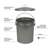 Witt Industries 10GPCL Galvanized Steel 10-Gallon Light Duty Waste Pail