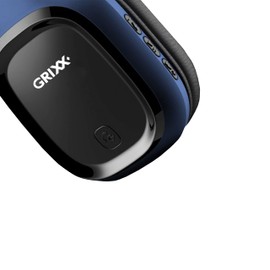 Grixx Wireless Headphones Overband Bluetooth 4.2 Blue