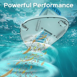 (2024 Upgraded) Handheld Pool Vacuum with Telescopic Pole,Rechargeable Pool Vacuum,Hot Tub Spa Vacuum 60 Mins RunningTime,Strong Suction,Deep Cleaning for Above & In-ground Pools, Hot Tubs, Spas,Pond