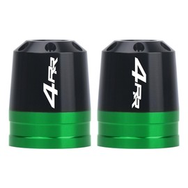 MotHeart Motorcycle Bar End Slider for Ninja ZX-4RR 2023-2024 Motorcycle Handlebar End Protector Motorcycle Bar End Weight Slider CNC ninja zx-4rr Parts (Green)