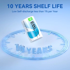 EBL 6-48Pack CR2 3V 1000mAh Industrial Lithium Lot DL-CR2  KCR2 Photo Batteries - 30 PCS
