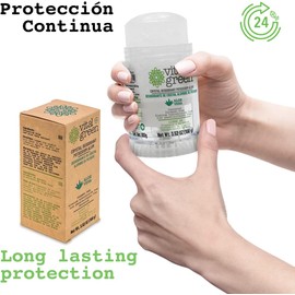 Desodorante Piedra Natural Aloe Vera 100g Sin Color 2 u/pqt