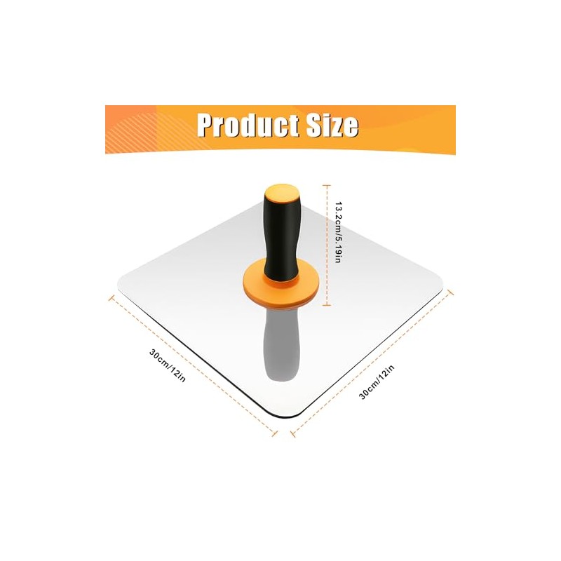 AOZBZ Aluminium Plastering Hawk, Mortar Board Holder Home Finishing Plastering