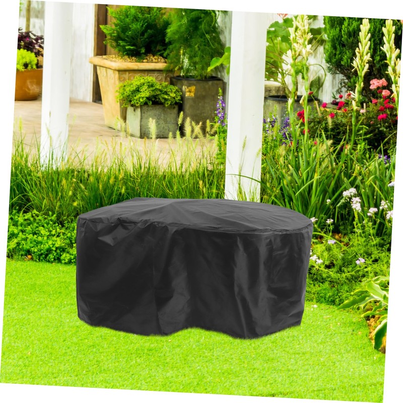 BESPORTBLE 420d Fabric Pool Cover Waterproof Dustproof Round Safety Pool