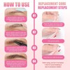 Prreal Microblading Eyebrow Pen Set,2 in 1 Dual Ended Eyebrow