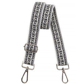 Crossbody Straps for Purses 1.2" Wide Shoulder Strap Adjustable Replacement,Retro Jacquard Embroidery for Shoulder Bags