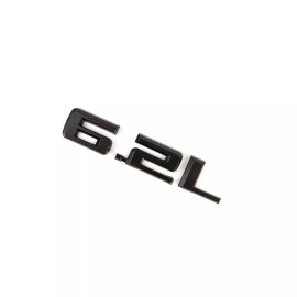 GM 2019-22 OEM Matte Black Chevy Silverado 1500 6.2L Hood Letter Emblem Badge Z71