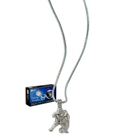 Precious Pearl 12 Zodiac Pendant Necklace, Pearl in Oyster Kit Birthday Gift Set, Locket Clasp Pendant with 19.5" Chain (Aquarius)